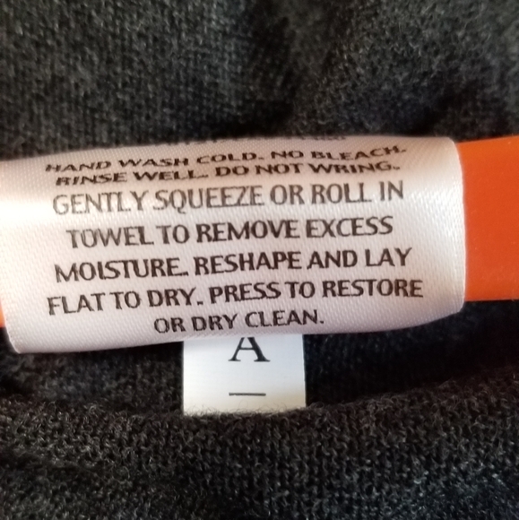 NWT Eileen Fisher Charcoal Gray Dolman Sleeve Fine Merino Sweater Size 2X - Picture 11 of 11